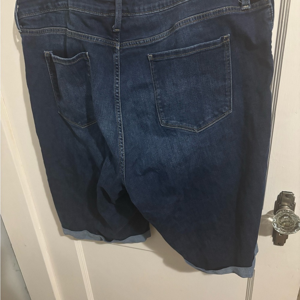JCPenney Women's Dark Blue Jean Shorts